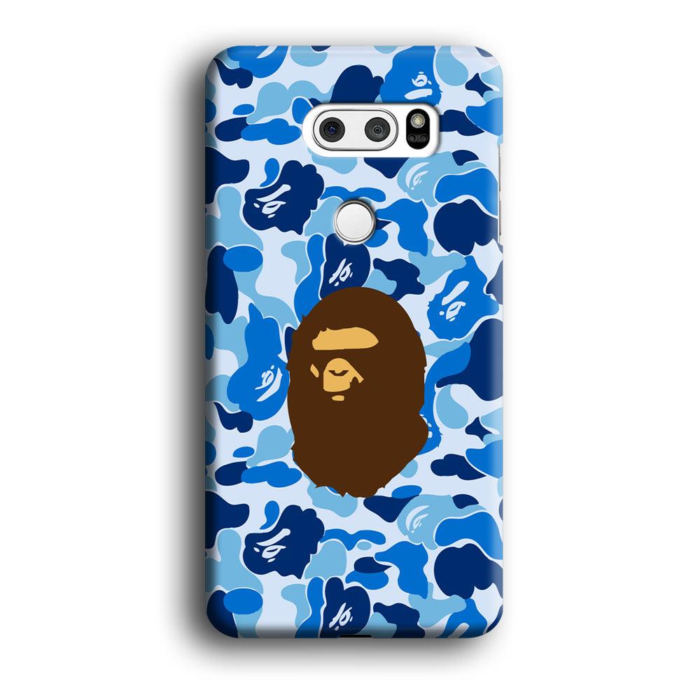 Camo Blue Head MonkeyLG V30 3D Case-Xtracase