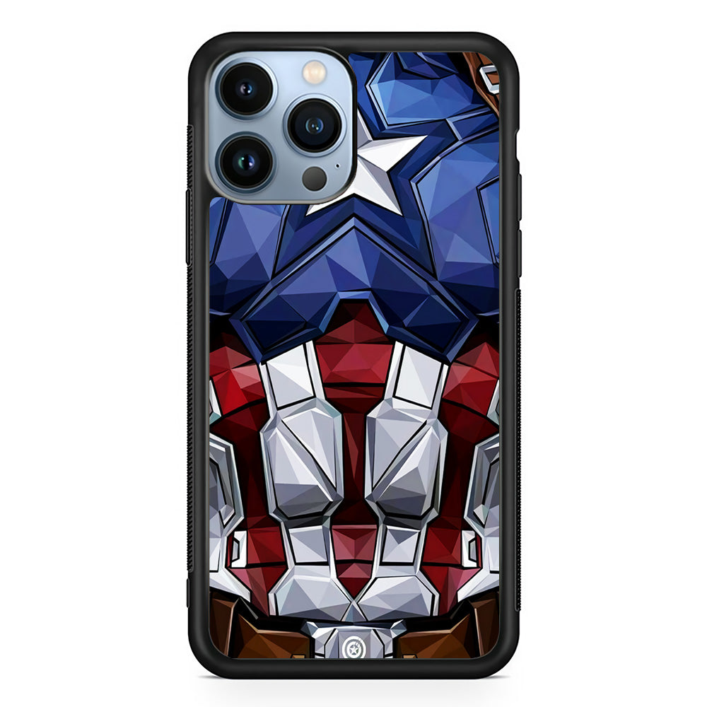 Captain America Suit Armor iPhone 13 Pro Max Case