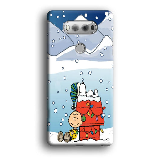Charlie and Snoopy Sleep on The Snow LG V20 3D Case-Xtracase