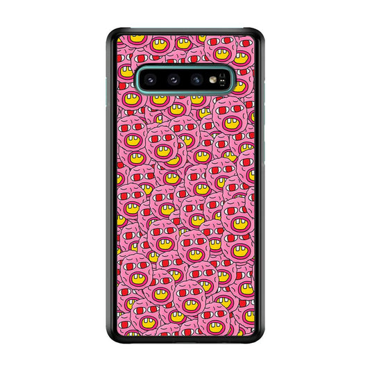 Cherry Bomb Collection Samsung Galaxy S10 Case-Rubber / Black (2D Case)-Xtracase