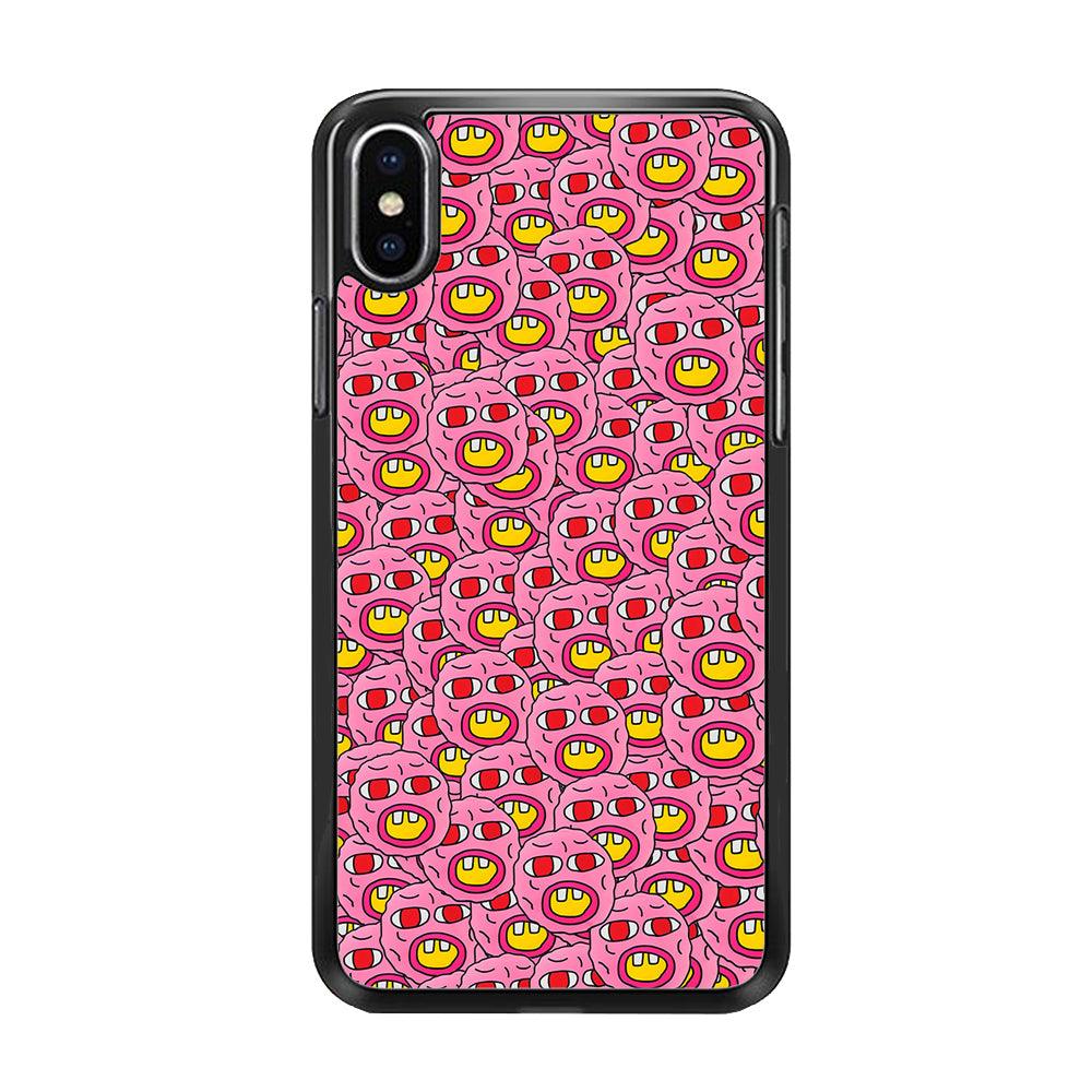 Cherry Bomb Collection iPhone Xs Case-Rubber / Black (2D Case)-Xtracase