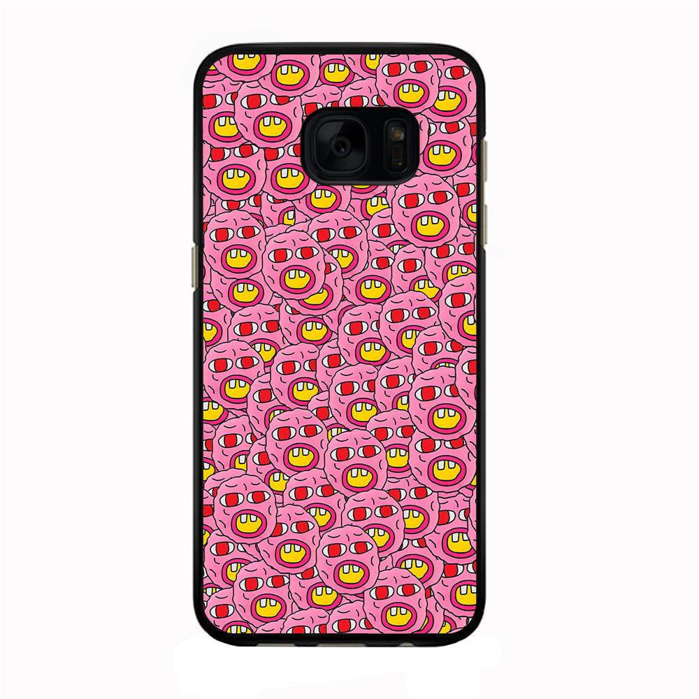 Cherry Bomb Collection Samsung Galaxy S7 Edge Case-Rubber / Black (2D Case)-Xtracase