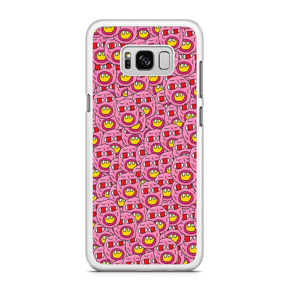 Cherry Bomb Collection Samsung Galaxy S8 Case-Rubber / White (2D Case)-Xtracase