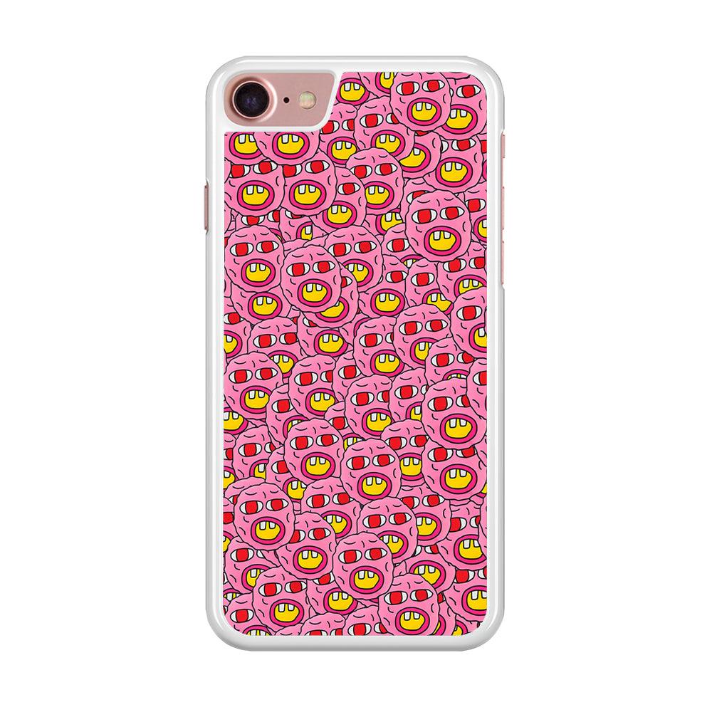 Cherry Bomb Collection iPhone SE 2020 Case-Rubber / White (2D Case)-Xtracase