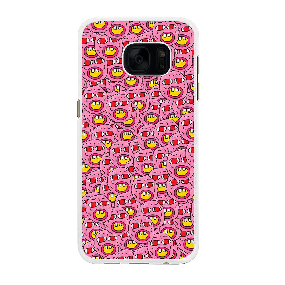 Cherry Bomb Collection Samsung Galaxy S7 Edge Case-Rubber / White (2D Case)-Xtracase