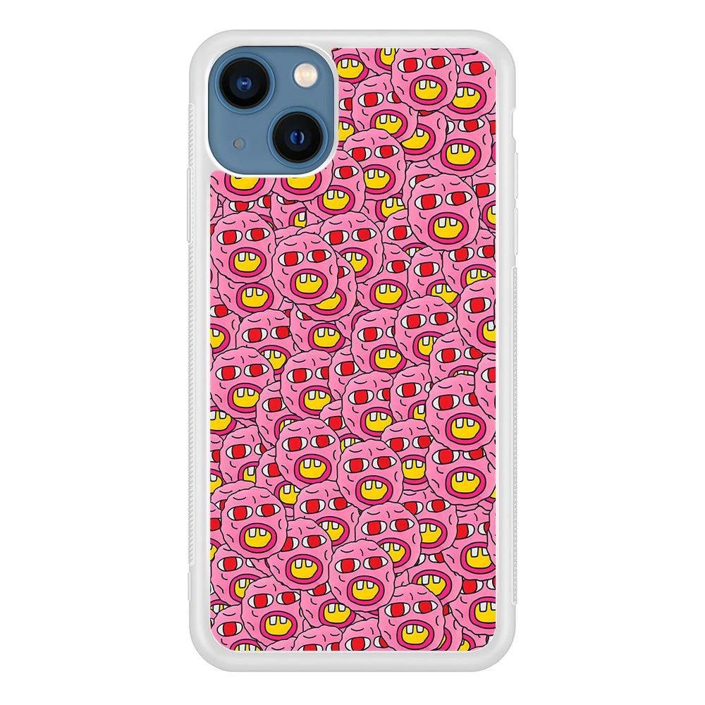 Cherry Bomb Collection iPhone 13 Mini Case-Rubber / White (2D Case)-Xtracase