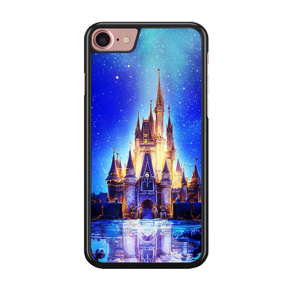 Cinderella Castle iPhone 7 Case-Rubber / Black (2D Case)-Xtracase