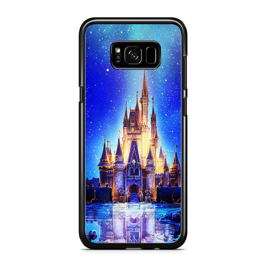 Cinderella Castle Samsung Galaxy S8 Case-Rubber / Black (2D Case)-Xtracase