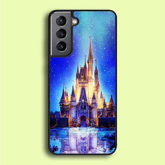 Cinderella Castle Samsung Galaxy S21 Plus Case-Rubber / Black (2D Case)-Xtracase
