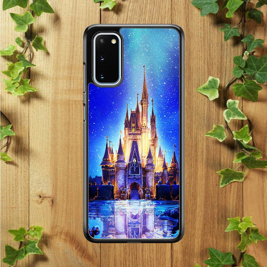 Cinderella Castle Samsung Galaxy S20 Case-Rubber / White (2D Case)-Xtracase