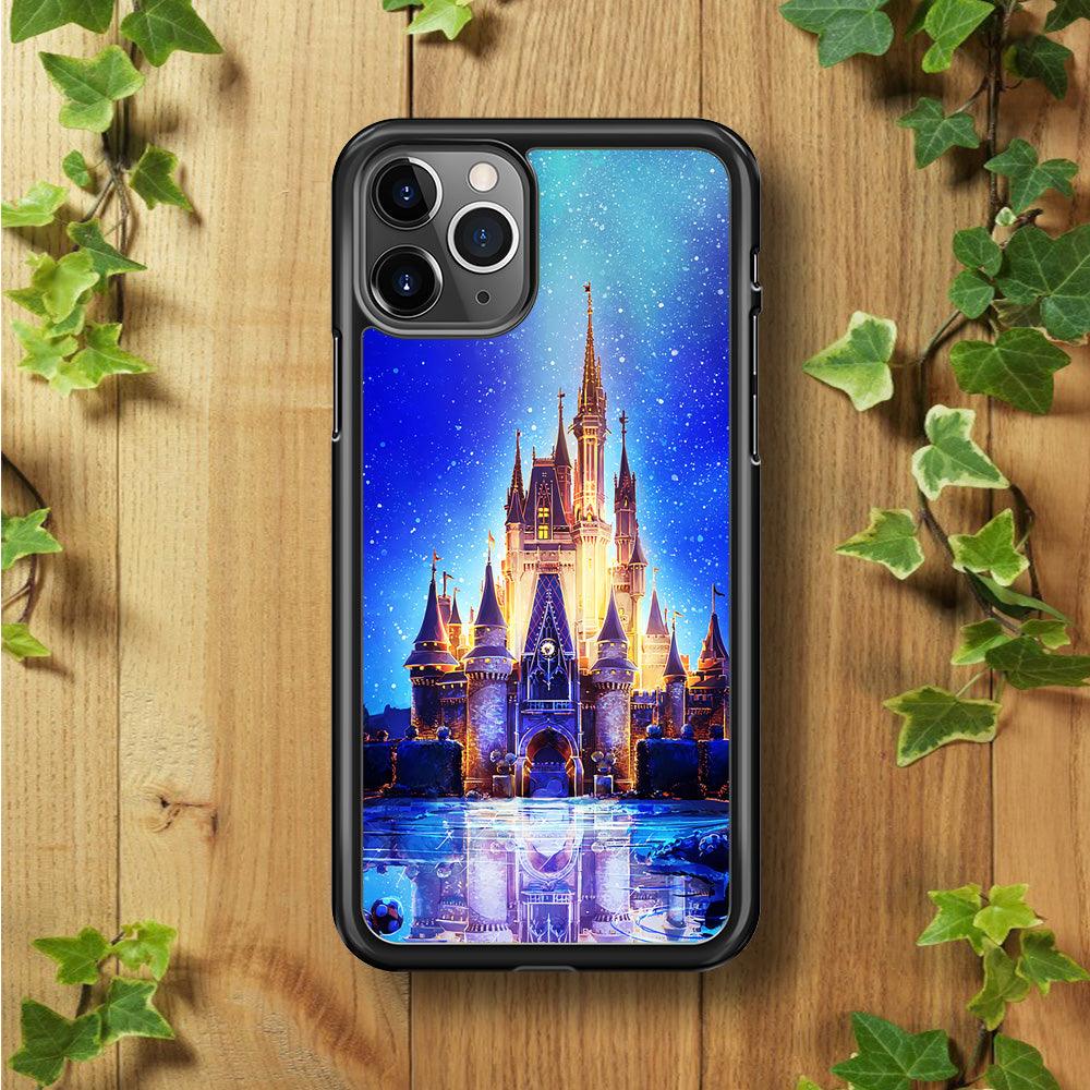 Cinderella Castle iPhone 11 Pro Case-Rubber / Black (2D Case)-Xtracase