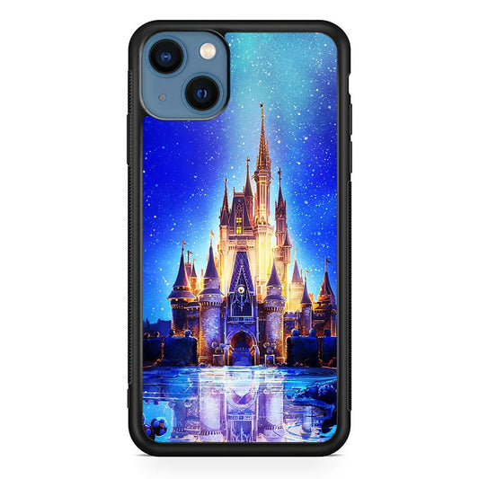 Cinderella Castle iPhone 13 Pro Case-Rubber / Black (2D Case)-Xtracase