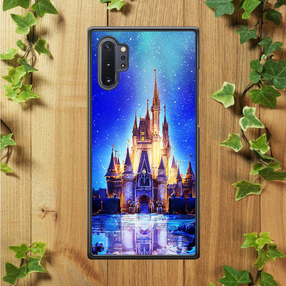 Cinderella Castle Samsung Galaxy Note 10 Plus Case-Rubber / Black (2D Case)-Xtracase