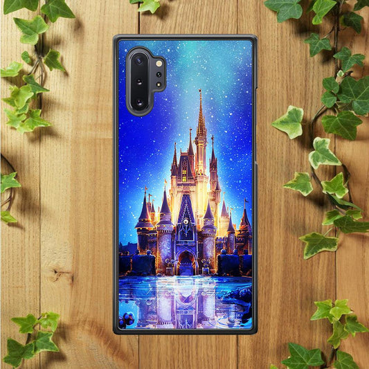 Cinderella Castle Samsung Galaxy Note 10 Plus Case-Rubber / Black (2D Case)-Xtracase