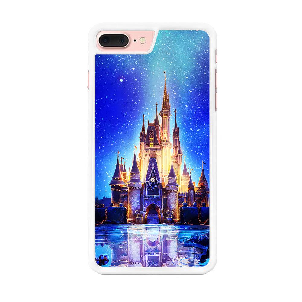 Cinderella Castle iPhone 7 Plus Case-Rubber / White (2D Case)-Xtracase