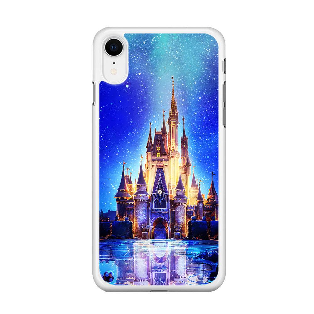 Cinderella Castle iPhone XR Case-Rubber / White (2D Case)-Xtracase