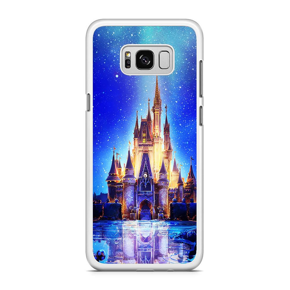 Cinderella Castle Samsung Galaxy S8 Plus Case-Rubber / White (2D Case)-Xtracase