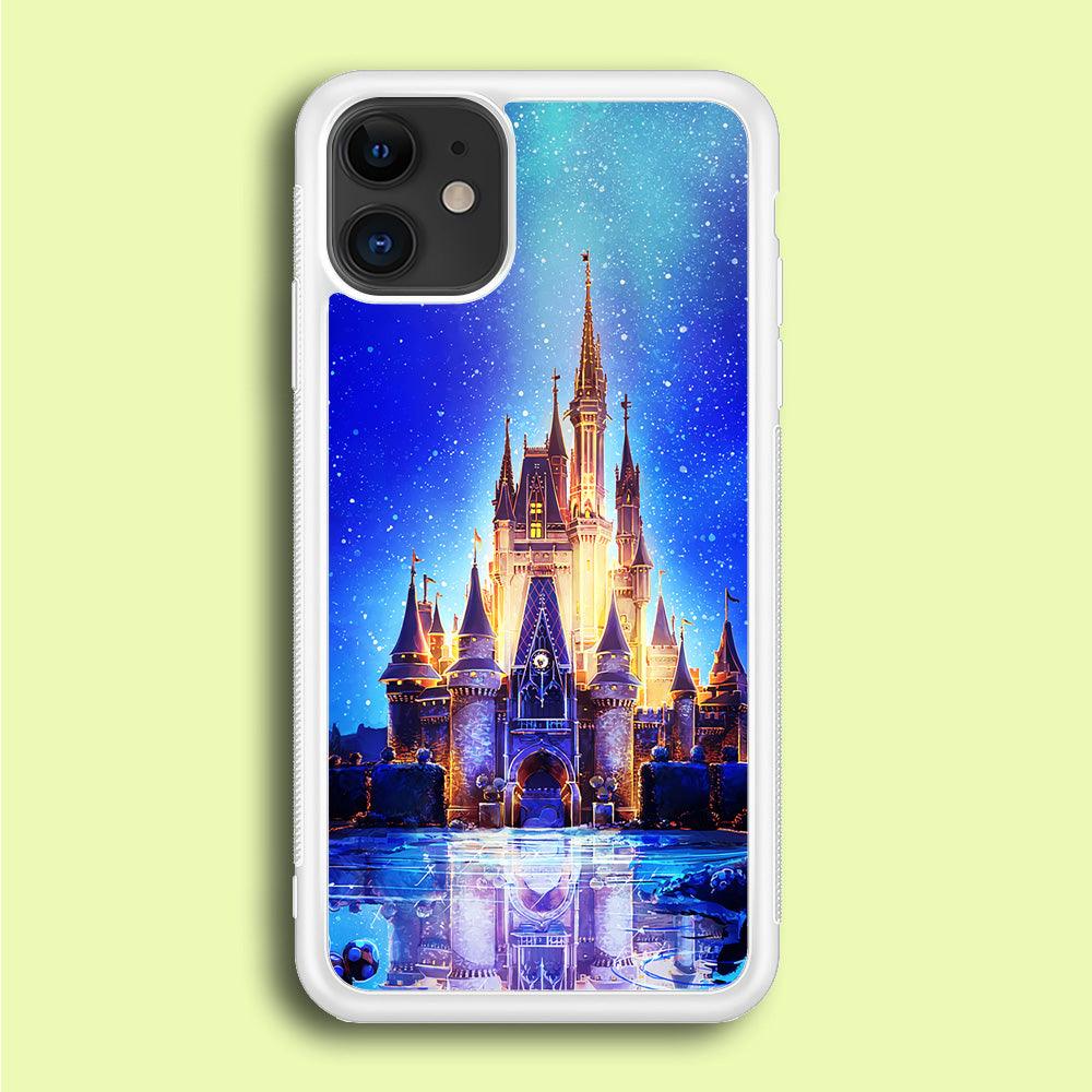 Cinderella Castle iPhone 12 Case-Rubber / White (2D Case)-Xtracase