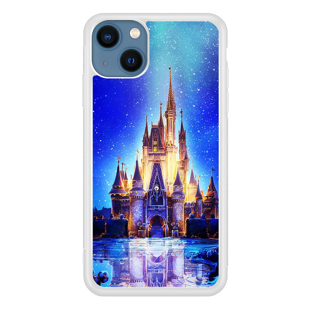 Cinderella Castle iPhone 13 Pro Case-Rubber / White (2D Case)-Xtracase