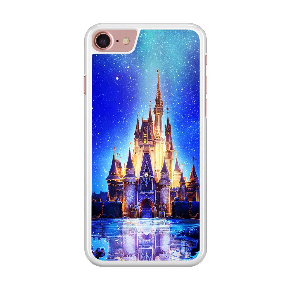 Cinderella Castle iPhone 8 Case-Rubber / White (2D Case)-Xtracase