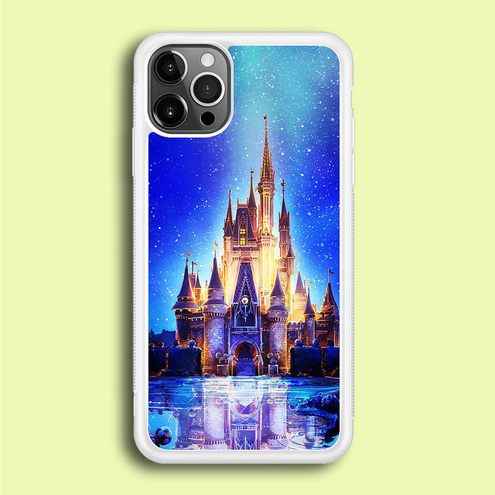 Cinderella Castle iPhone 12 Pro Max Case-Rubber / White (2D Case)-Xtracase