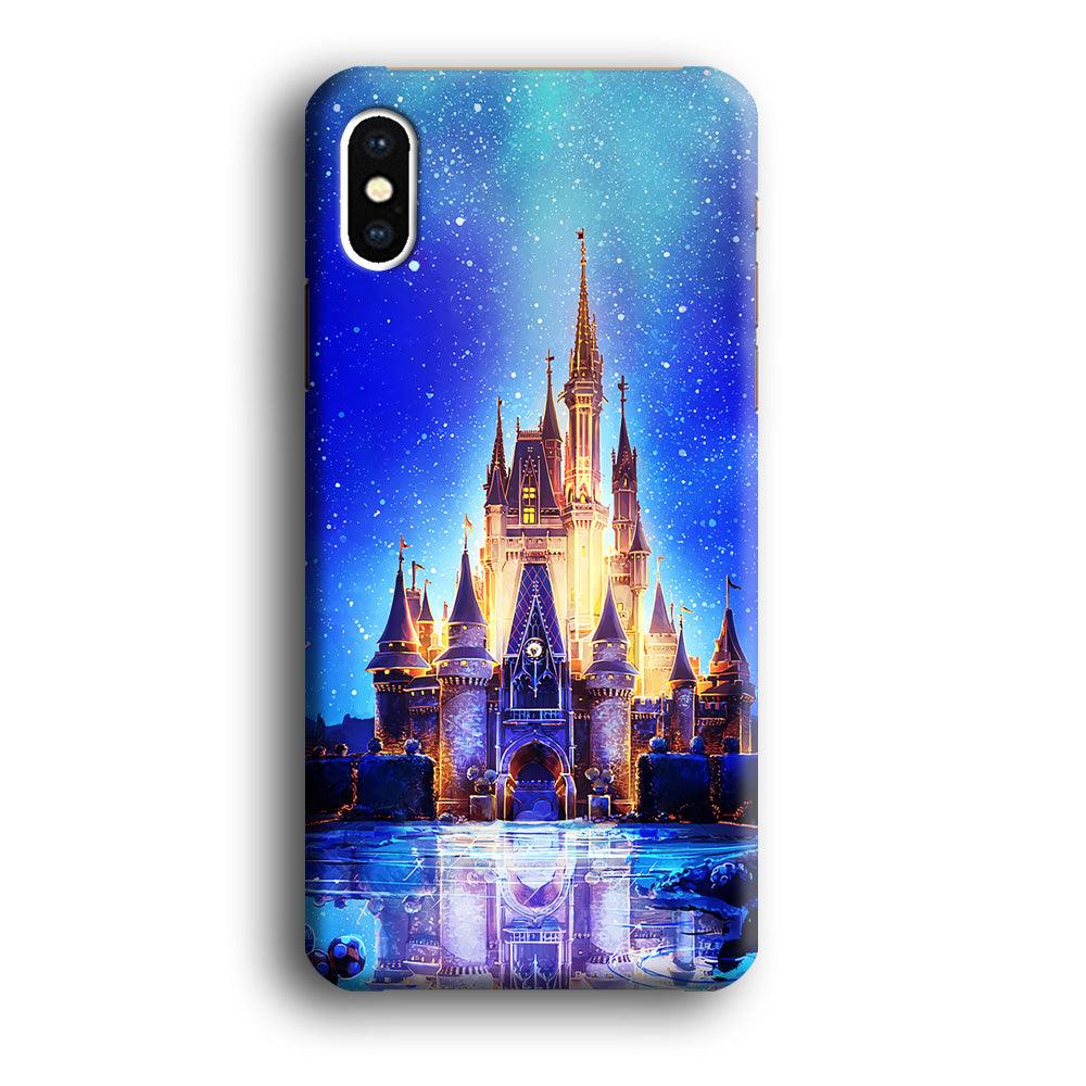 Cinderella Castle iPhone Xs Case-Plastic / Full Wrap (3D Case)-Xtracase
