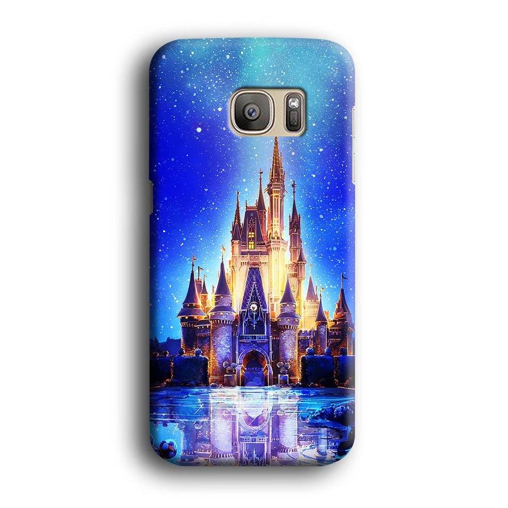 Cinderella Castle Samsung Galaxy S7 Edge Case-Plastic / Full Wrap (3D Case)-Xtracase