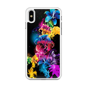 Colorful Flower Art iPhone X Case