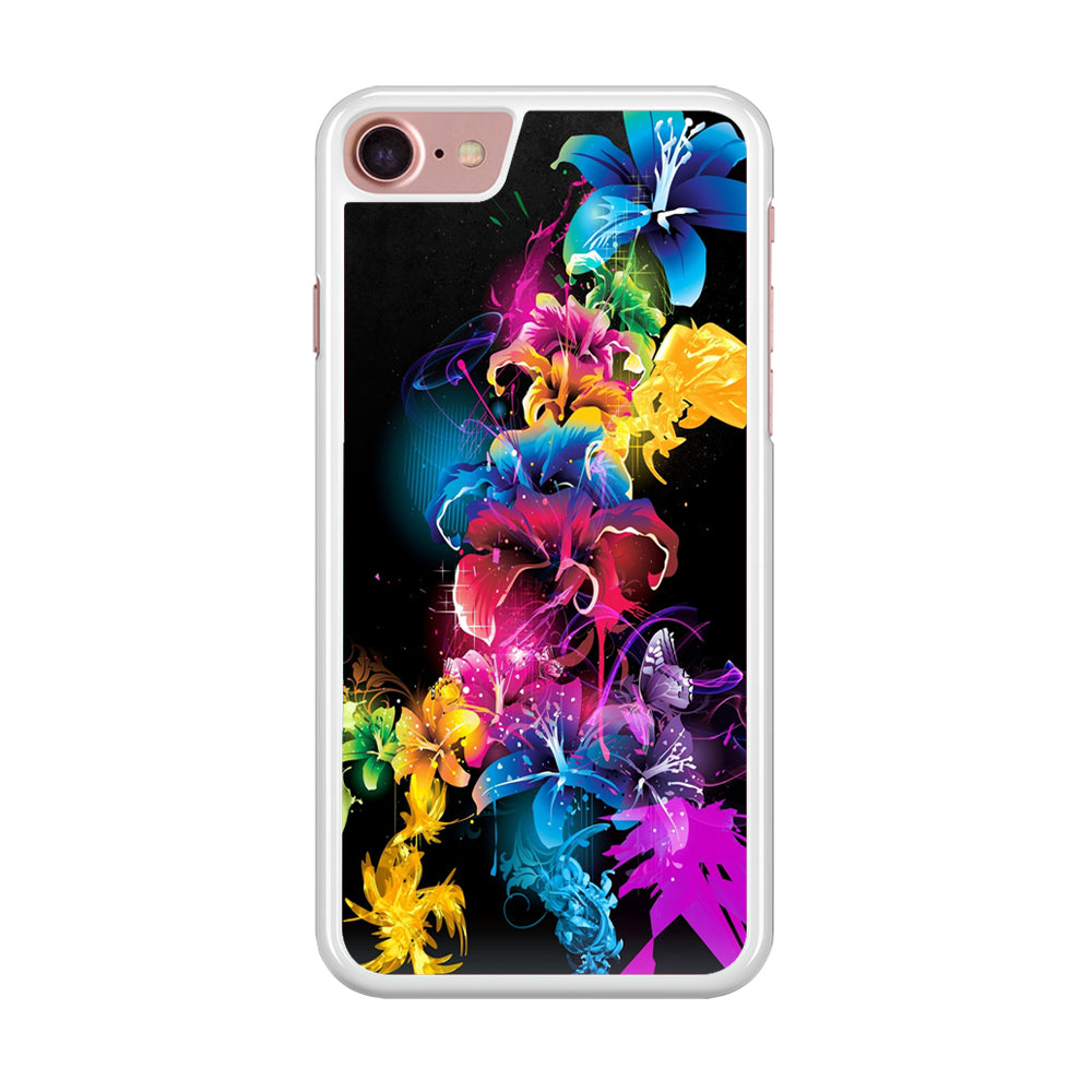 Colorful Flower Art iPhone 8 Case