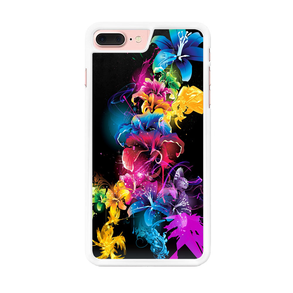 Colorful Flower Art iPhone 8 Plus Case
