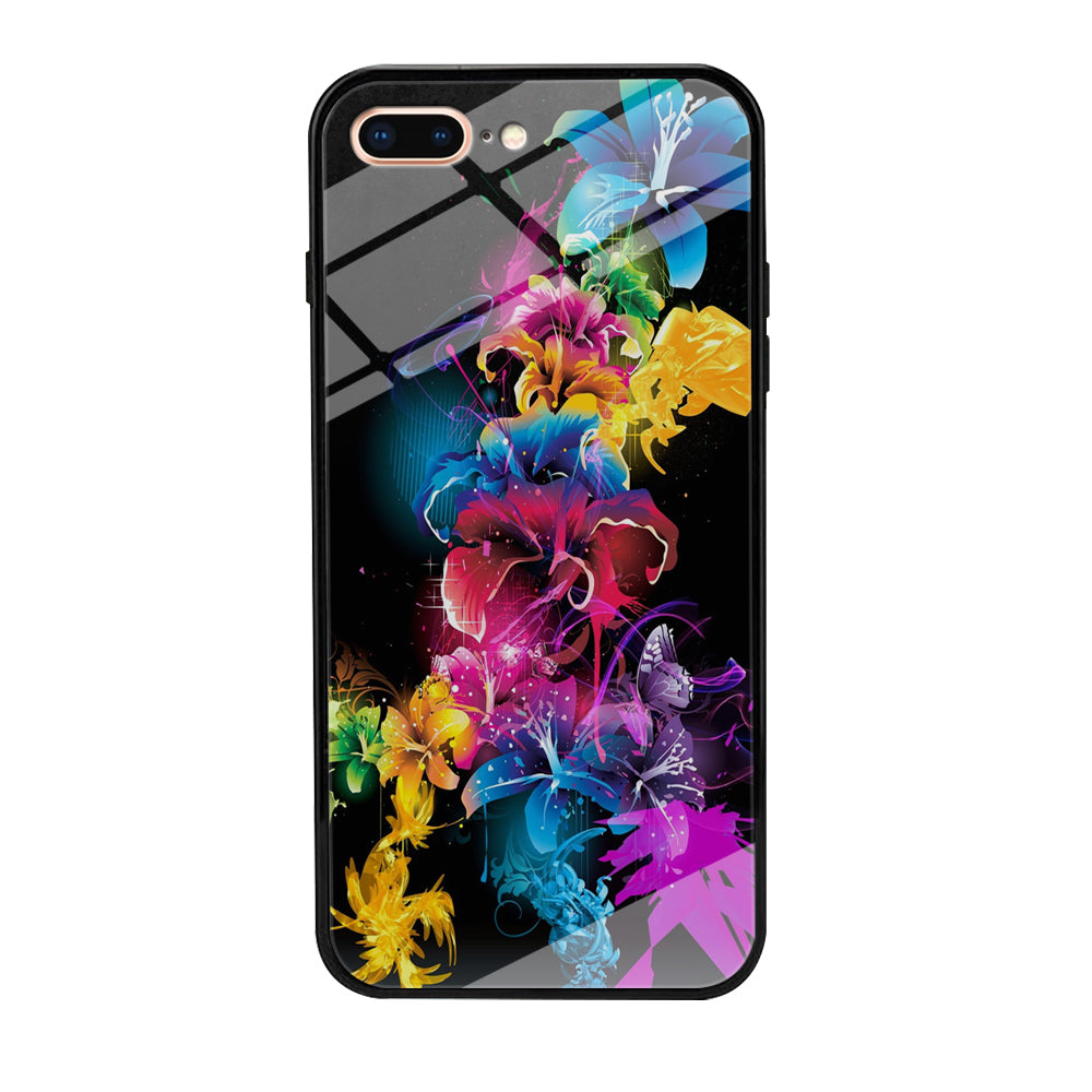 Colorful Flower Art iPhone 8 Plus Case