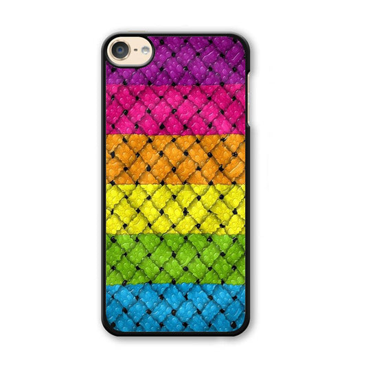 Colorful Weave Bubble iPod Touch 6 Case-Plastic / Full Wrap (3D Case)-Xtracase