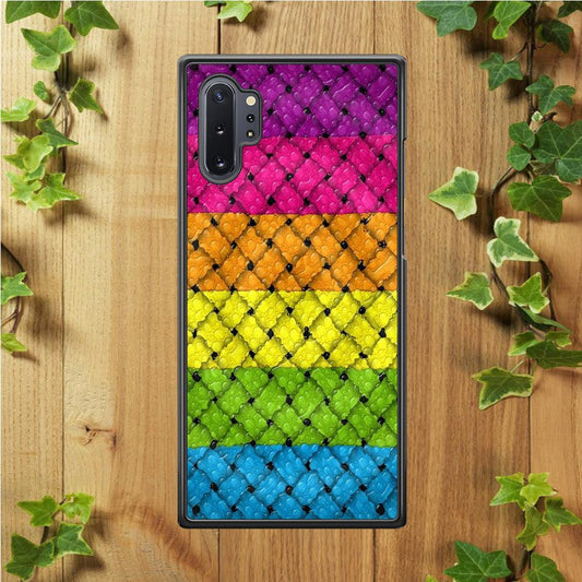 Colorful Weave Bubble Samsung Galaxy Note 10 Plus Case-Plastic / Full Wrap (3D Case)-Xtracase
