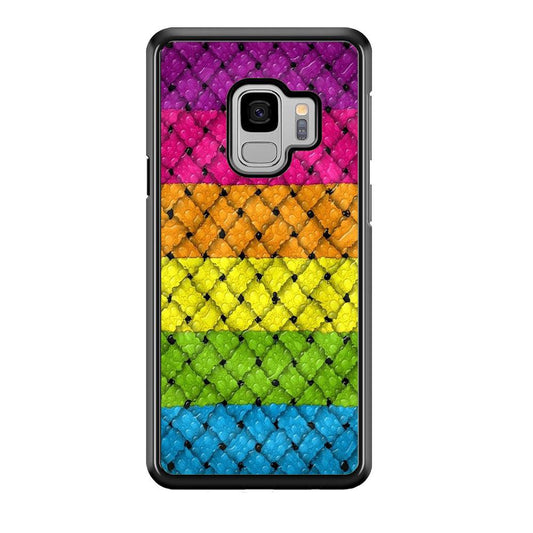 Colorful Weave Bubble Samsung Galaxy S9 Case-Plastic / Full Wrap (3D Case)-Xtracase