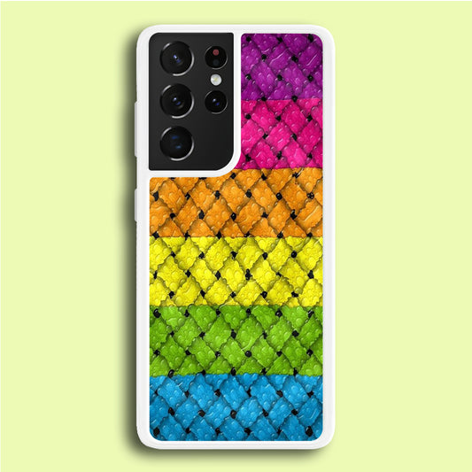 Colorful Weave Bubble Samsung Galaxy S21 Ultra Case