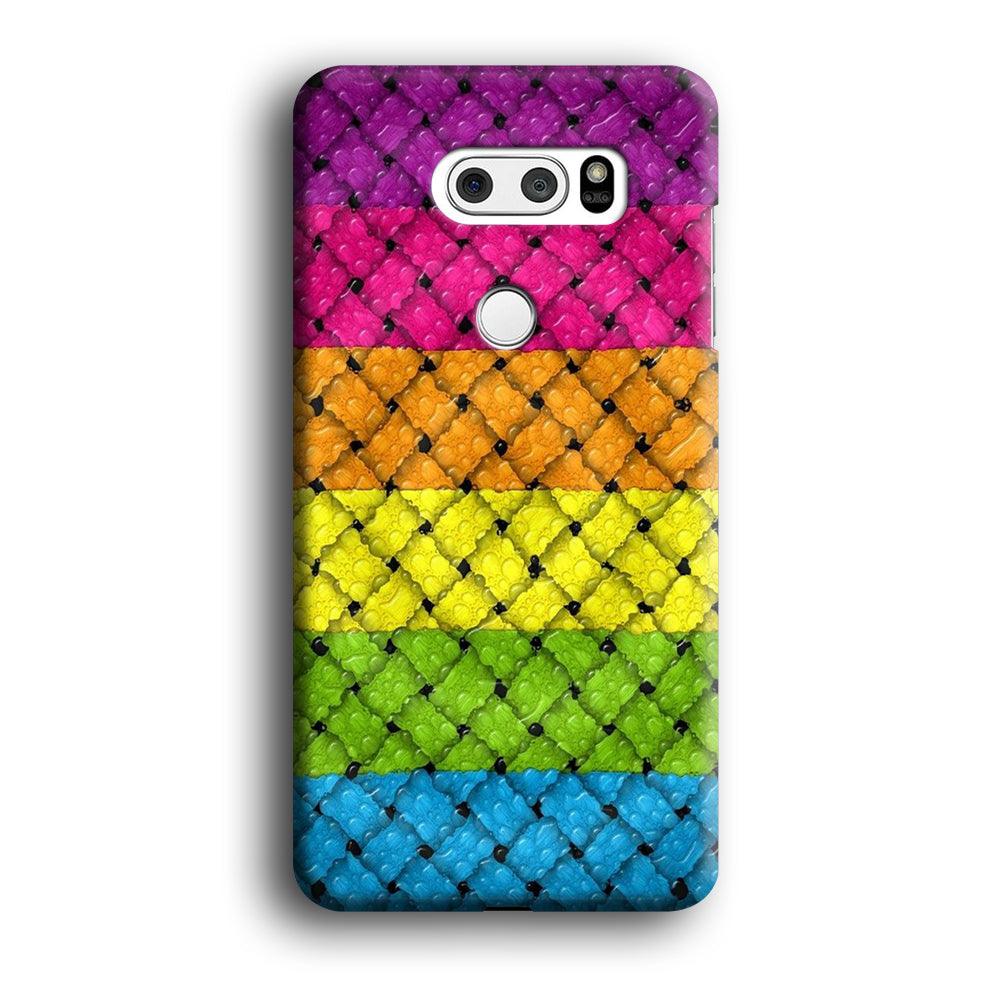 Colorful Weave Bubble LG V30 3D Case-Xtracase