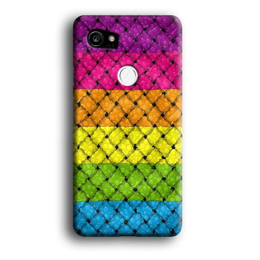 Colorful Weave Bubble Google Pixel 2 XL 3D Case-Xtracase