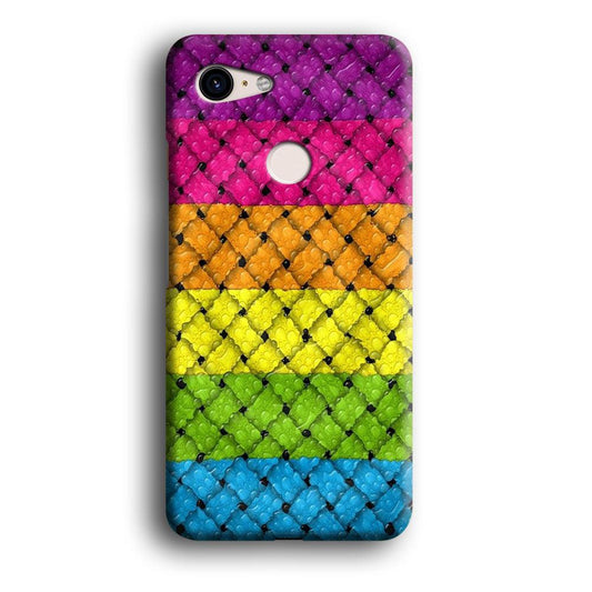 Colorful Weave Bubble Google Pixel 3 3D Case-Xtracase