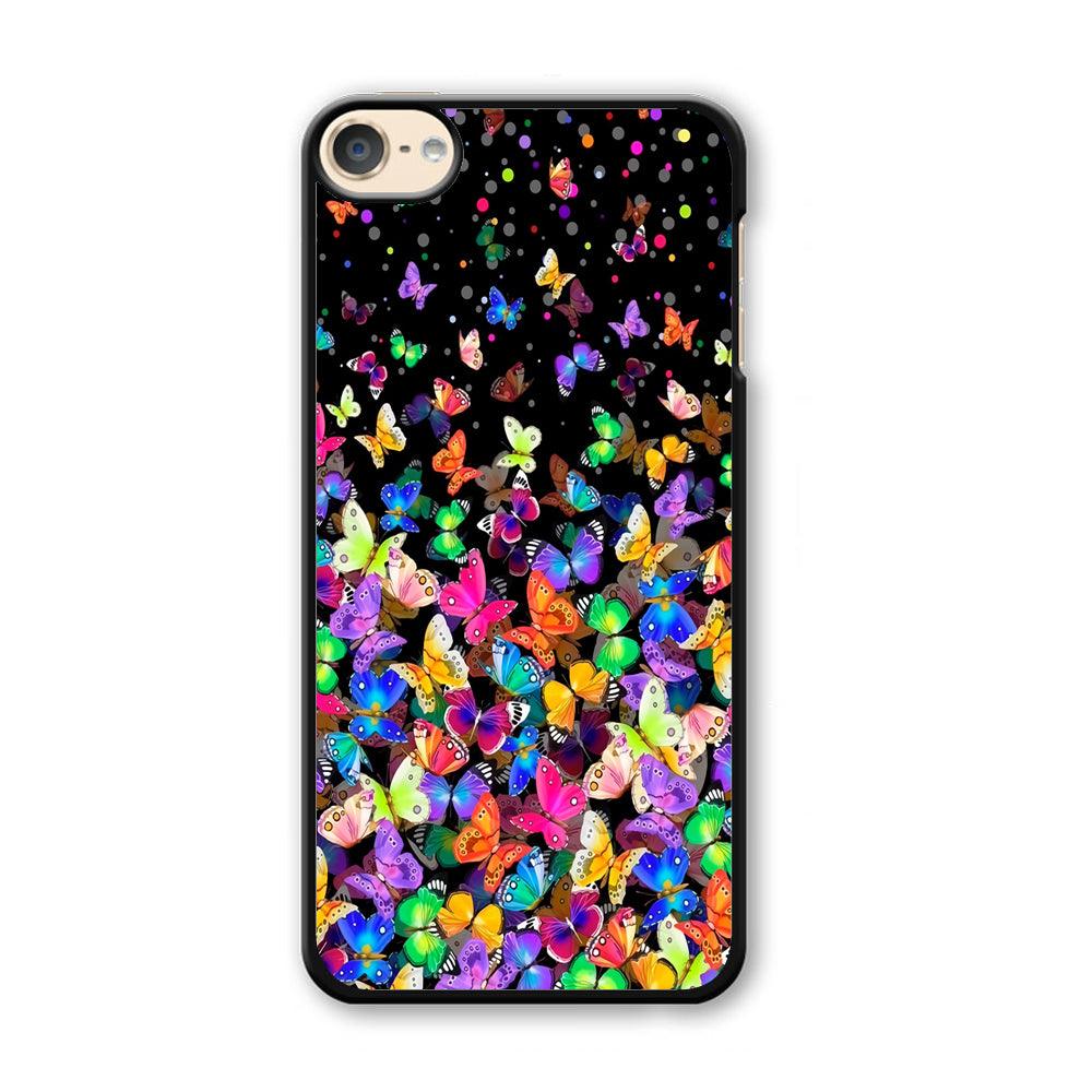 Colorfull Flower Pattern iPod Touch 6 Case-Plastic / Full Wrap (3D Case)-Xtracase