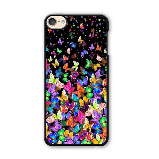 Colorfull Flower Pattern iPod Touch 6 Case-Plastic / Full Wrap (3D Case)-Xtracase