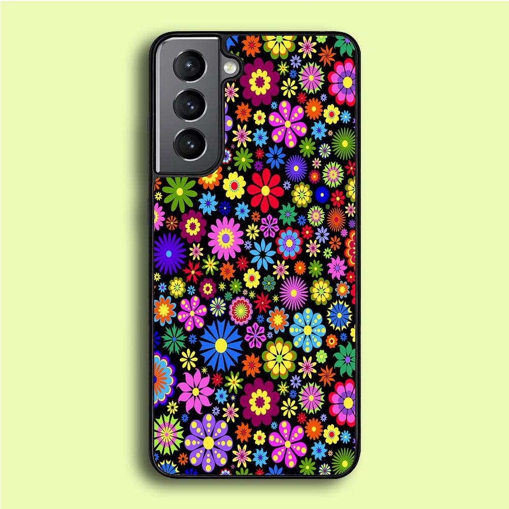 Colorfull Flower Pattern Samsung Galaxy A16 Case-Xtracase