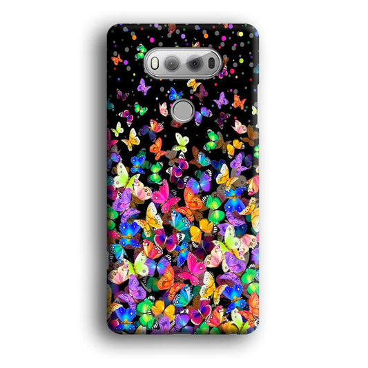 Colorfull Butterfly in The Dark LG V20 3D Case-Xtracase