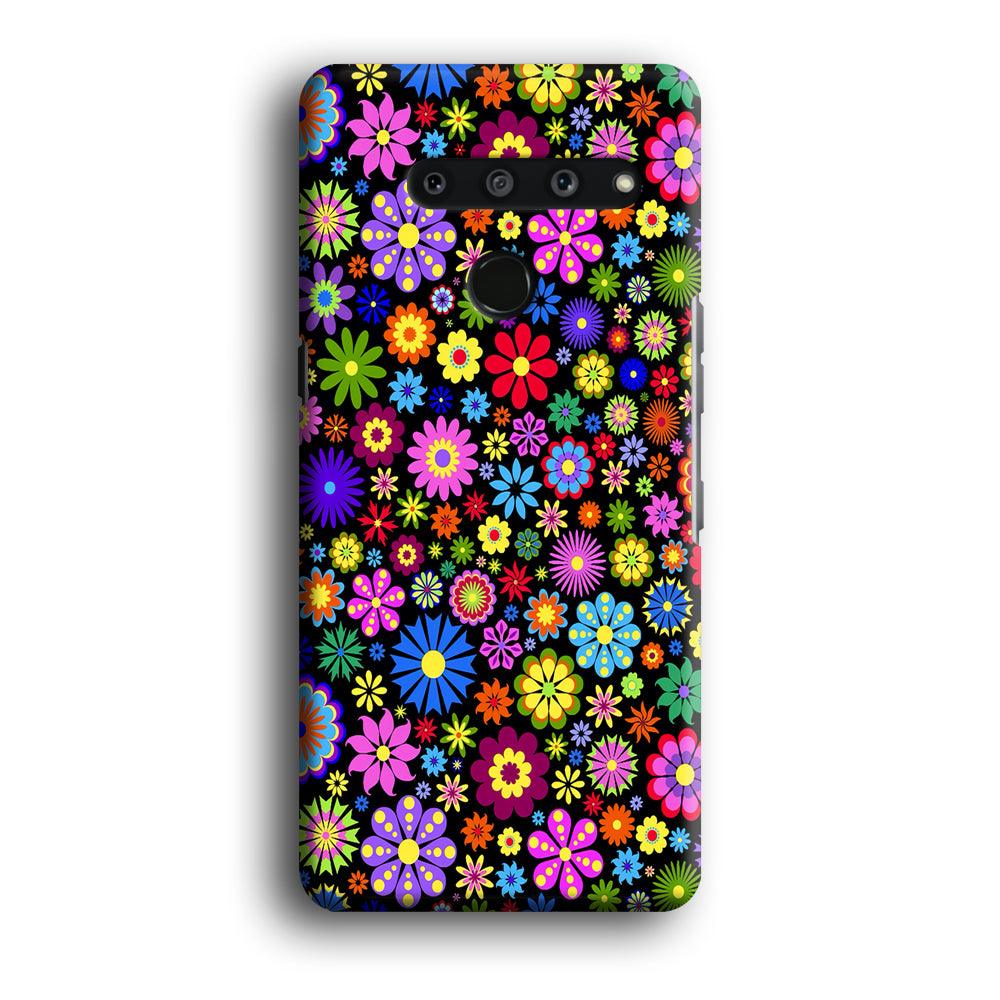 Colorfull Flower Pattern LG V50 3D Case-Xtracase