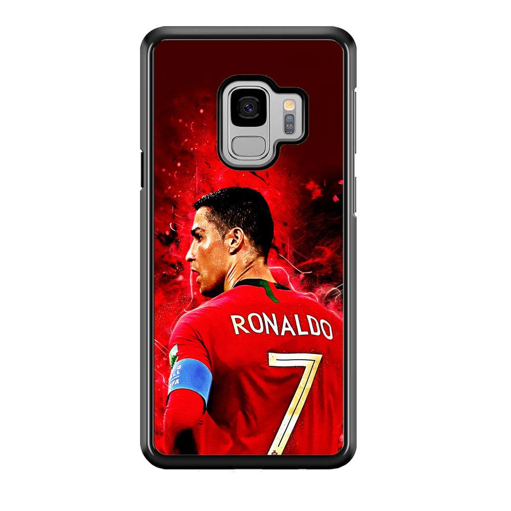Cristiano Ronaldo Art Samsung Galaxy S9 Case-Plastic / Full Wrap (3D Case)-Xtracase