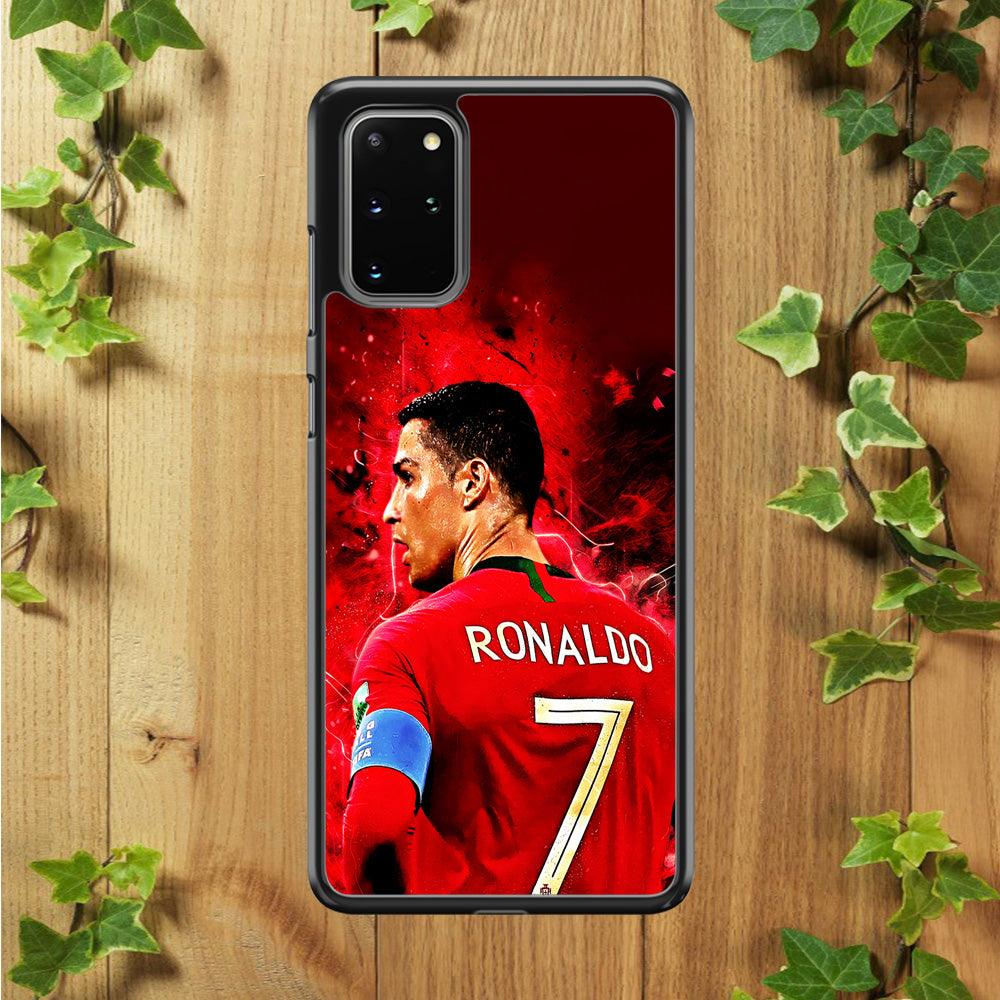 Cristiano Ronaldo Art Samsung Galaxy S20 Plus Case-Plastic / Full Wrap (3D Case)-Xtracase