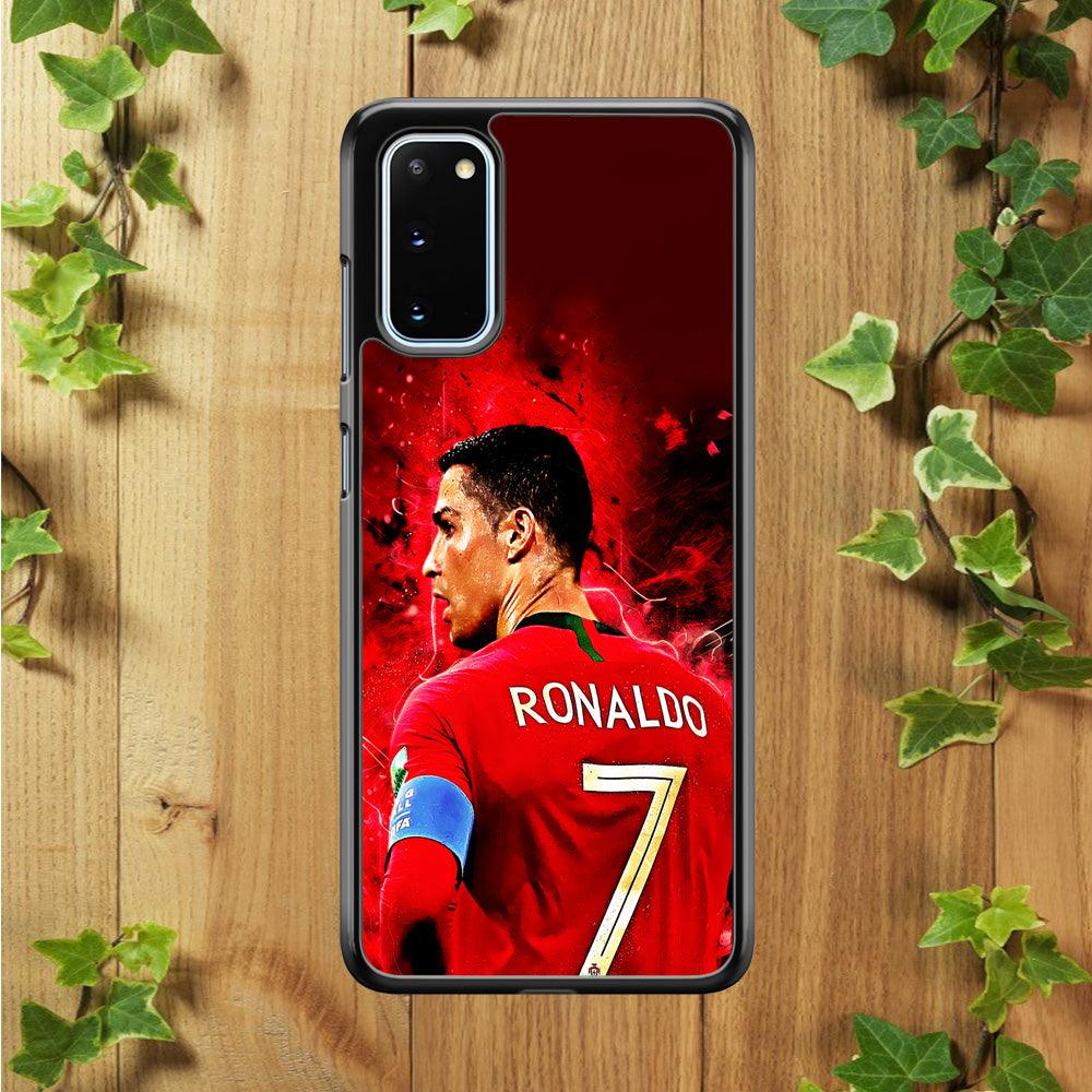 Cristiano Ronaldo Art Samsung Galaxy S20 Case-Plastic / Full Wrap (3D Case)-Xtracase