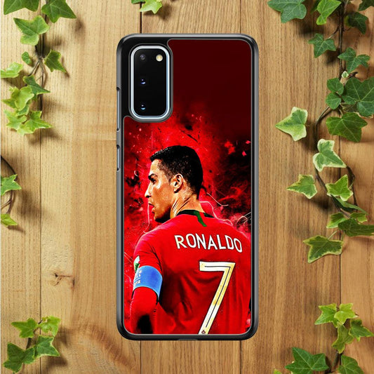 Cristiano Ronaldo Art Samsung Galaxy S20 Case-Plastic / Full Wrap (3D Case)-Xtracase
