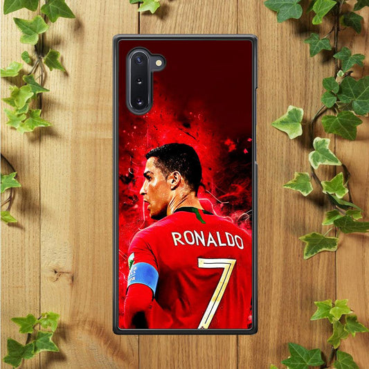 Cristiano Ronaldo Art Samsung Galaxy Note 10 Case-Plastic / Full Wrap (3D Case)-Xtracase
