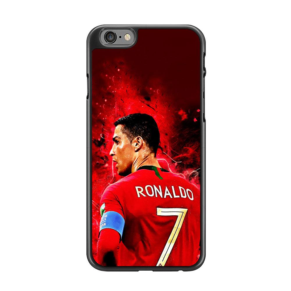 Cristiano Ronaldo Art iPhone 6 | 6s Case-Rubber / Black (2D Case)-Xtracase