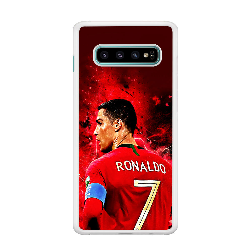 Cristiano Ronaldo Art Samsung Galaxy S10 Plus Case